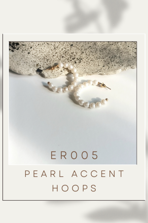 pearl hoops