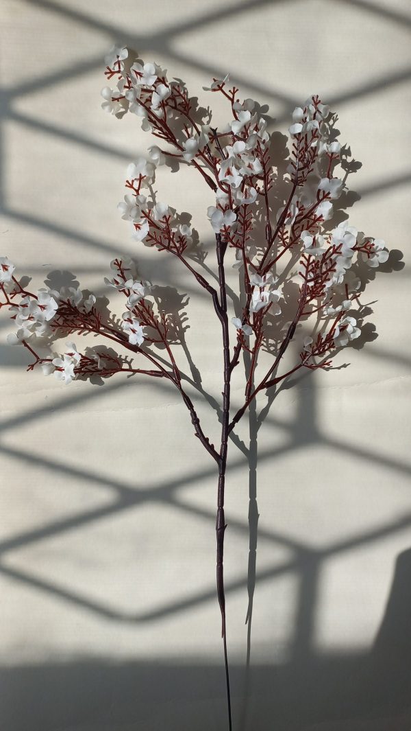 Faux Flowers - White (1pc)