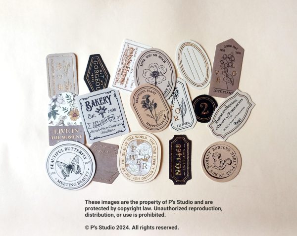 Stamps Vintage Stickers