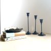 Midnight Ember - Metal Candle stands (Set of 3)