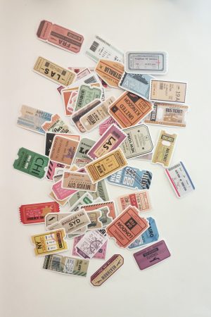 airplane jounaling stickers
