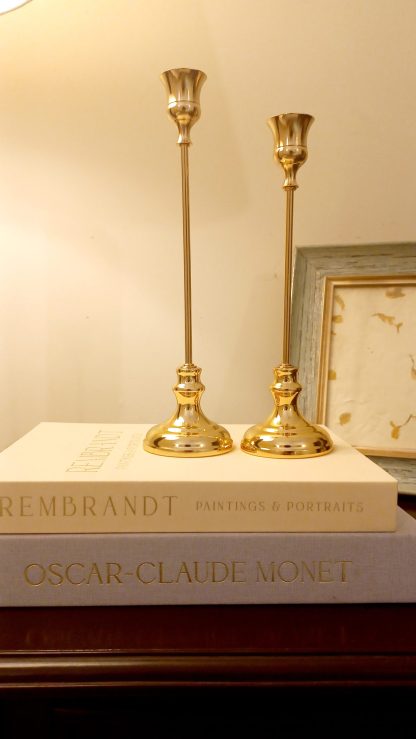lume gold candlestands