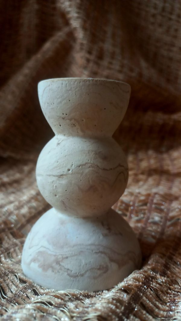 Concrete Candle Stands (Assorted Patterns)