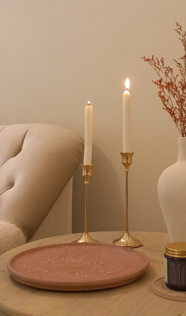 20251018_130032 Sleek Gold Candle Stands (3 pc)
